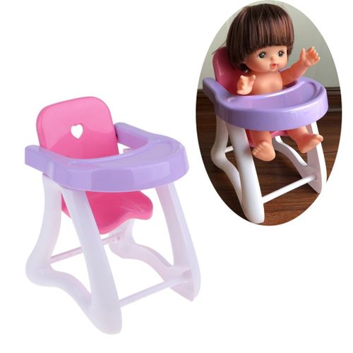 Mobilier De Jeu Amusant Pour Bébé, Chaise Haute Pour Poupée Renaissante De 8 À 12 Pouces, Accessoires De Poupées Mellchan, Jouet Créatif