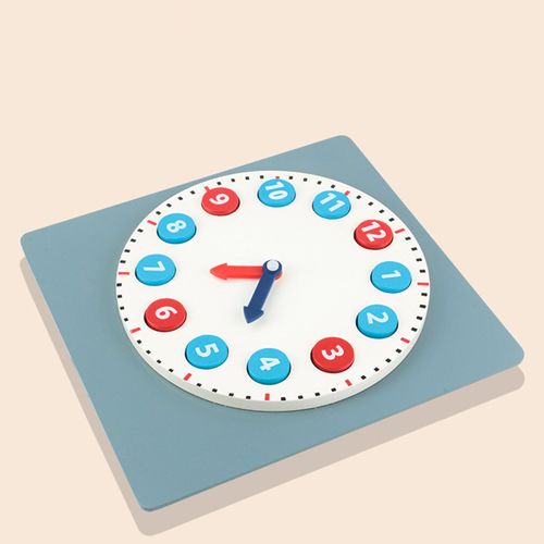 Horloge Jouet D'apprentissage Pour Enfant, Jouet Pour Garçon Et Fille, Fournitures Préscolaires