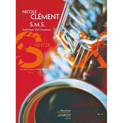 Nicole Clement Sms Small Music For Saxophone