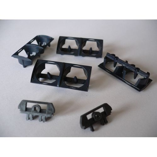 Rare: 4 Supports De Ventilateur De Toiture De 72000 Et 2 Support D'attelage Automatique Jouef En Ho-Jouef