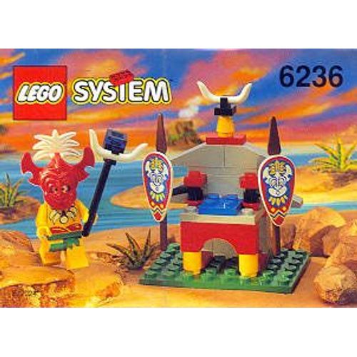 LEGO 6236 Pirates Vintage Islanders Indigène Indiens King Kahuka