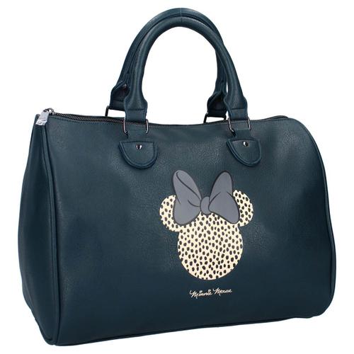 PROMOTION ! Sac créateur 'Minnie' turquoise foncé - 30x22x18 cm