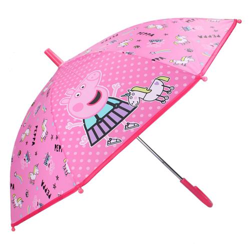 Promotion ! Parapluie Canne Enfant 'peppa Pig' Rose - 63x70 Cm