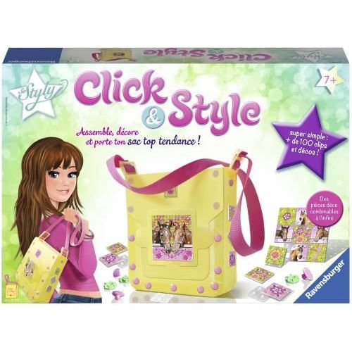 Création Sac Bandoulière - Click & Style - Décor Chevaux