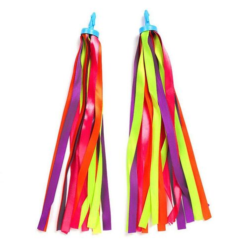 Ruban De Poignée De Vélo Pour Enfants, 2 Pièces/1 Paire, Banderoles De Ruban, Scooter, Jouet Glands, Guidon De Vélo Pour Enfants Filles Garçons