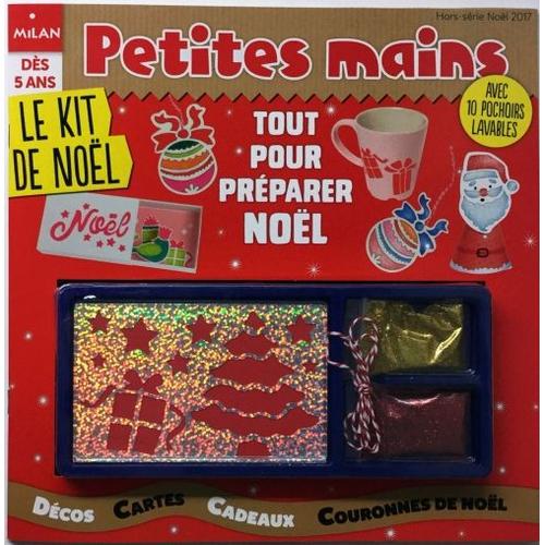 Petites Mains 93 H Le Kit De Noel Avec 10 Pochoirs Lavables