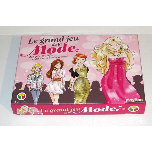 Le Grand Jeu De La Mode Play Bac Fais Tes Premiers Pas De Styliste Oxybul