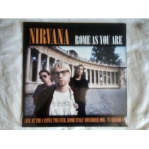 Nirvana Rome As You Are Lp Live Rome 91 Tv Broadcast