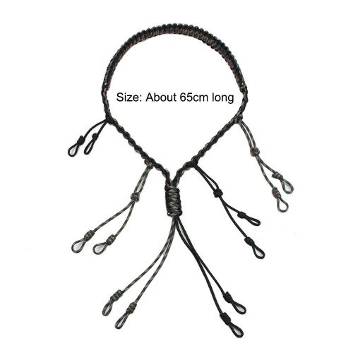 Corde De Jeu Réglable Pour Appel De Canard De Chasse, Corde De Jeu En Plein Air Pour Sifflet De Leurre