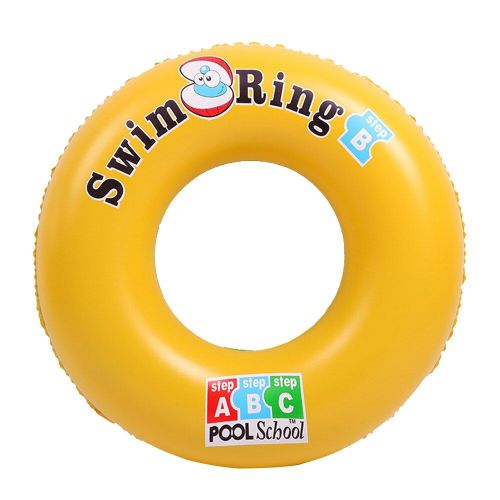 Anneau De Natation Gonflable Pour Enfants Et Adultes, Lettres Imprimées, Épais, Sécurité, Piscine, Flotteur De Mer, Cercle D'été, Bouée De Fête À La Plage, Jouets
