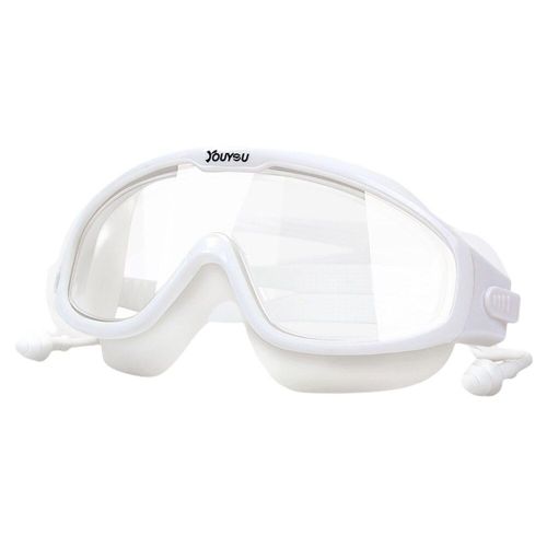 Lunettes De Natation Hd Pour Femmes, Équipement De Plongée À Grand Cadre Avec Bouchons D'oreille, Étanche Et Anti Buée, Confortable