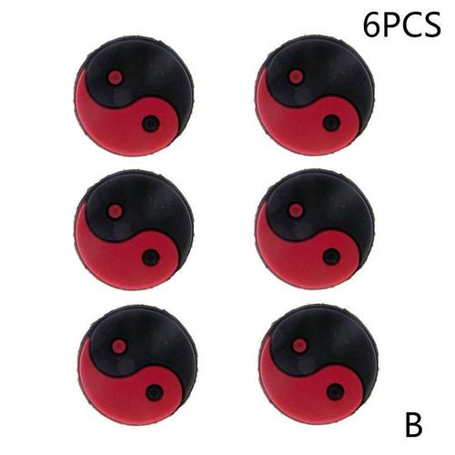 Amortisseurs De Vibrations Pour Raquette De Tennis, 6 Pièces, Accessoires De Personnel