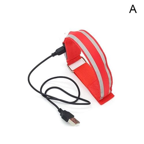 Lampe Led Pour Bras Et Jambes, 1 Pièce, Pour Sport De Nuit, Course À Pied, Lumière Led, Ceinture De Sécurité, Bracelet D'avertissement Pour L'extérieur