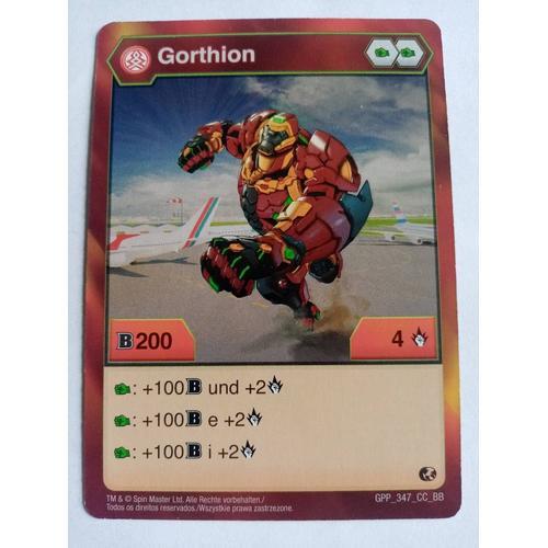 Carte Bakugan : Pyrus Gorthion Bb-347