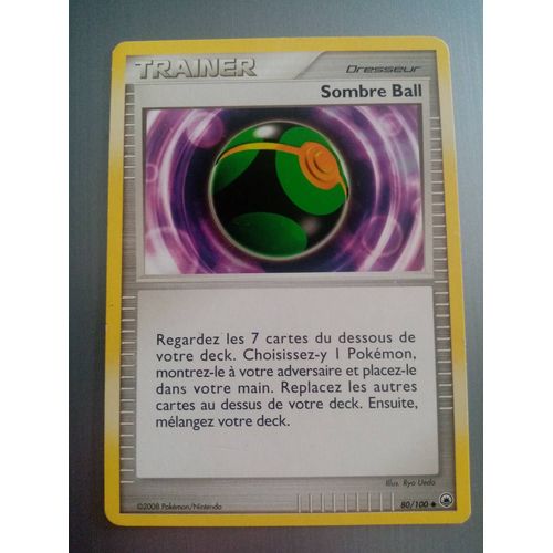 Carte Pokemon Diamant Et Perle - Aube Majestueuse : Sombre Ball 80/100