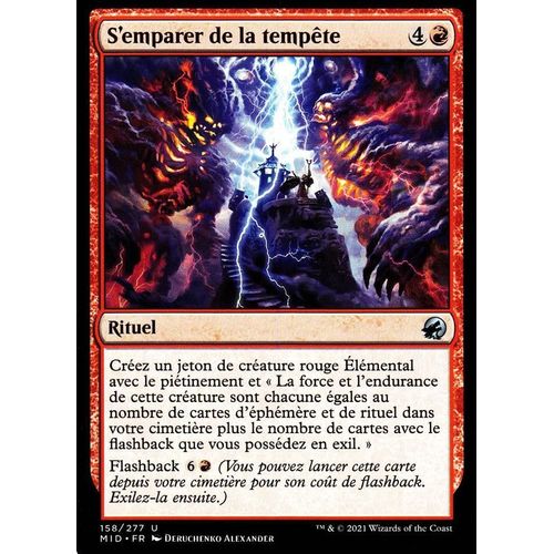 S'emparer De La Tempête - Mtg - Innistrad : Chasse De Minuit - U - 158/277