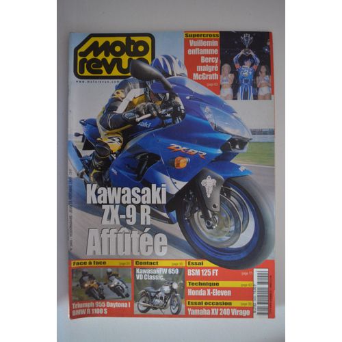 Moto Revue N°3400 - Kawasaki Zx-9 R - Triumph 955 Daytona / Bmw R 1000s - Bsm 125 Ft