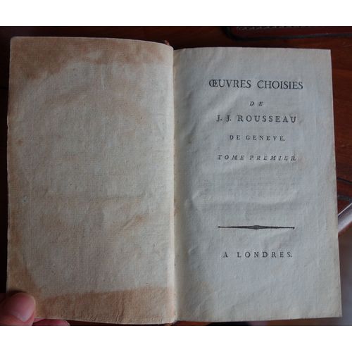 Jean-Jacques Rousseau : Le Devin De Village 1793
