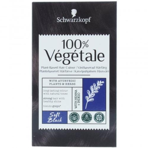 Schwarzkopf - Coloration Poudre 100% Végétale - Soft Black 