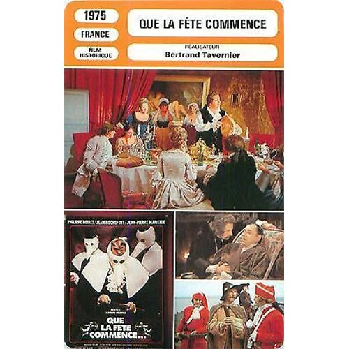 Fiche Monsieur Cinema Que La Fête Commence