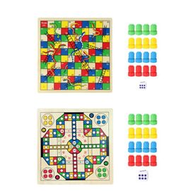 Jeu De Société Classique Serpent Volant En Bois, Jeu De Labyrinthe Magnétique, Jouet Éducatif Pour Enfants, Cadeaux, 1 Ensemble 2 En 1