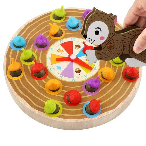 Jeu De Perles En Bois Montessori, Jeu Éducatif Pour L'apprentissage Précoce, Puzzle Écureuil, Balle, Jouets Pour Tout Petits, Cadeaux Pour Enfants