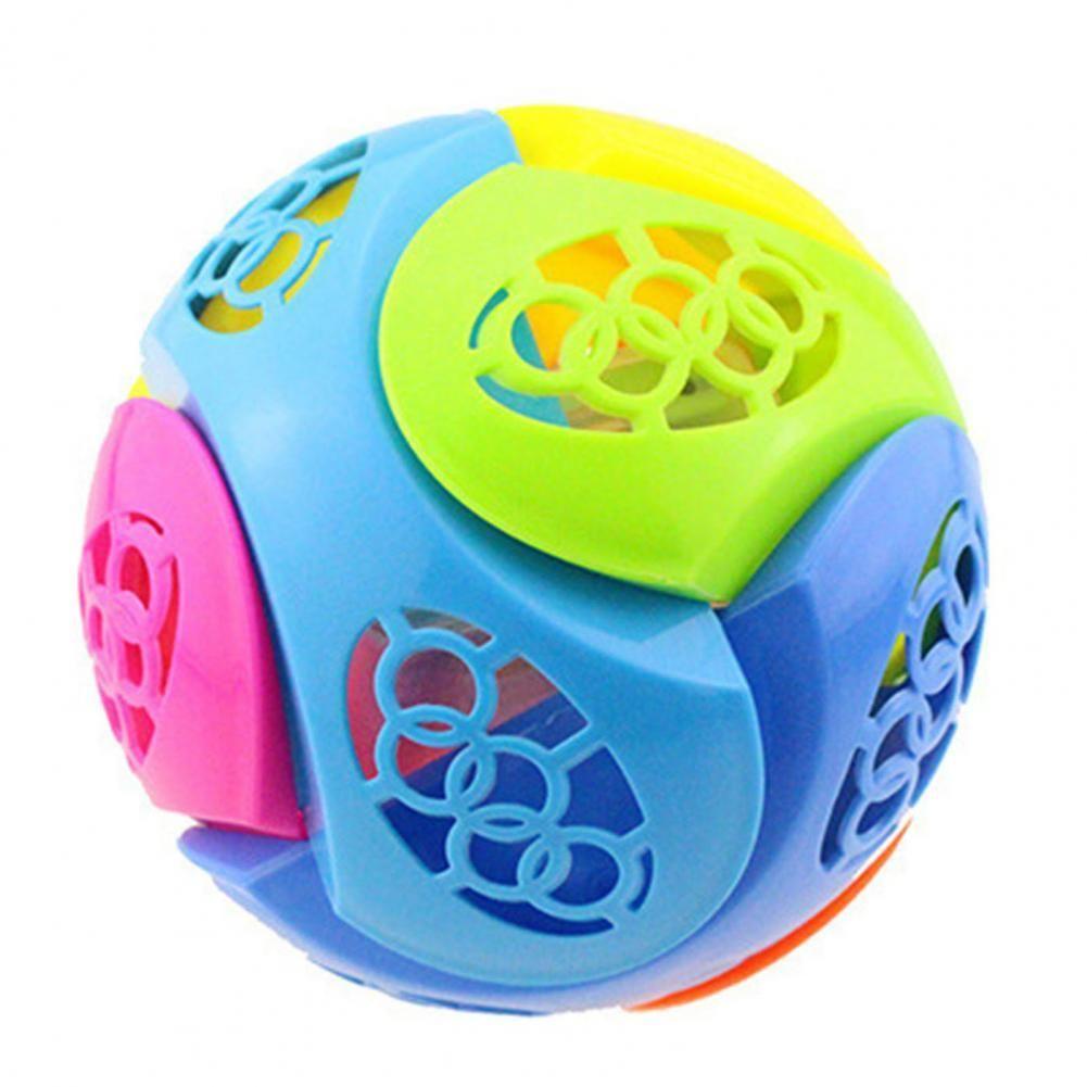 Balle lumineuse à lumière LED pour enfant, 1 pièce, jouet de massage,  souple et piquant, élastique, amusant, anti-souligné