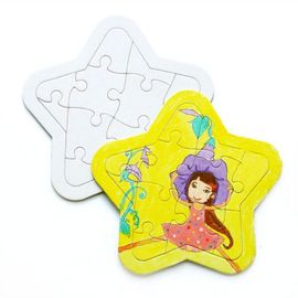 Puzzle En Papier Vierge À Colorier Pour Enfants, Puzzle À Quatre Formes, Planche À Gribouiller, Peinture Graffiti, Jouet Pour Bébé, Bricolage, 4 Pièces