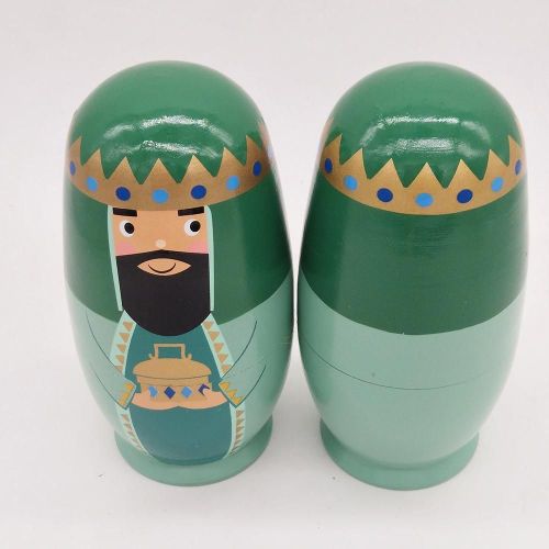 Poupée Russe En Bois, 5 Pièces, Roi Royal, Famille, Nid D'abeille, Figurines Matryoshka, Jouet Pour Enfants, Cadeau, Artisanat Fait À La Main, Décor De Bureau