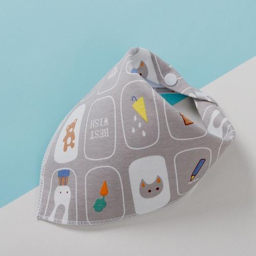 Bavoir Forme Triangle Pour Bébé, Bavoir En Coton Pour Bébé, Bavoir Absorbant Pour Nouveau Né