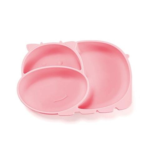 Assiette D'alimentation En Silicone Pour Bébé, Bol Pour Enfants, Pour Le Petit Déjeuner, Alimentation, Service De Table, Vaisselle Avec Cuillère, Fourchette