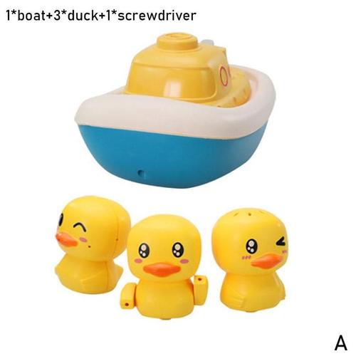 Jouets De Bain À Jet D'eau Électrique Pour Bébé, Bateau Rotatif Pour Tout Petits, Baignoire Douche Pour Enfants Âgés De 1 À 5 Ans, P9k1