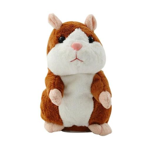 Peluche Hamster Parlant De 15cm, Jouet Interactif D'enregistrement, Cadeau Pour Enfants
