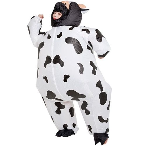 Costume Gonflable De Cosplay De Vache De Dessin Animé Mignon D'halloween Pour Adulte, Ensemble De Vêtements De Fête De Carnaval, Costumes Amusants