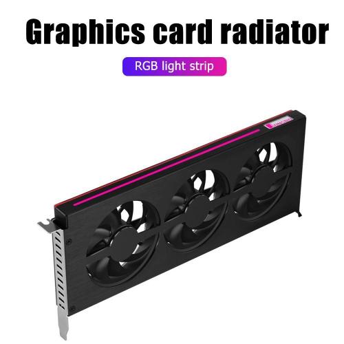 dissipateur de chaleur pour carte graphique NVIDIA GTX, ventilateur de refroidissement, éclairage RGB, carte mère AURA