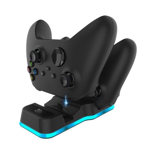 Station De Charge Rapide Sans Fil Double Type C Pour Manette De Jeu Xbox Série X, Avec 2 Batteries Rechargeables