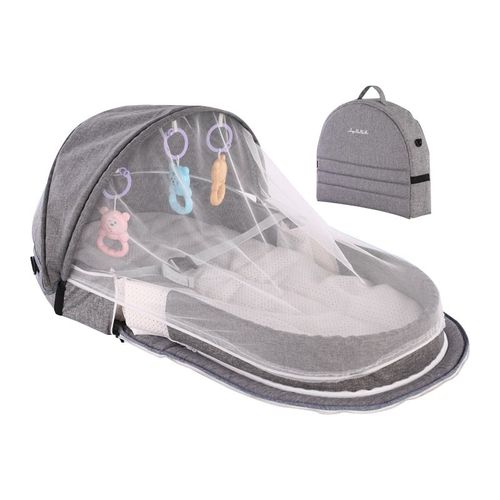 Lit Portable Pour Bébé, Nid De Voyage, Protection Solaire, Moustiquaire Avec Couffin Pliable, Respirant, Panier De Couchage Pour Nourrissons