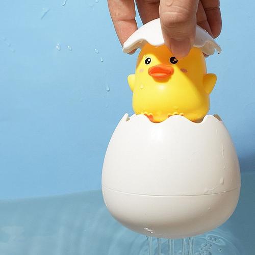 Jouets De Bain Pour Bébé, Canard Mignon Dinosaure Plastique À Pulvérisation D'eau, Jouets Pour Bébé De 1 À 2 Ans, Jouets De Salle De Bain Flottants Pour Enfants Livraison Directe