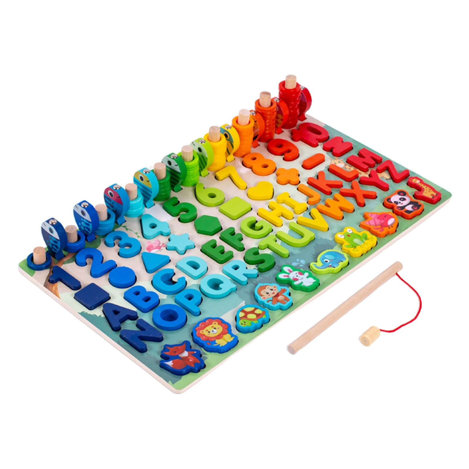 Puzzle En Forme De Bois Pour Les Tout Petits, Alphabet Abc, ...