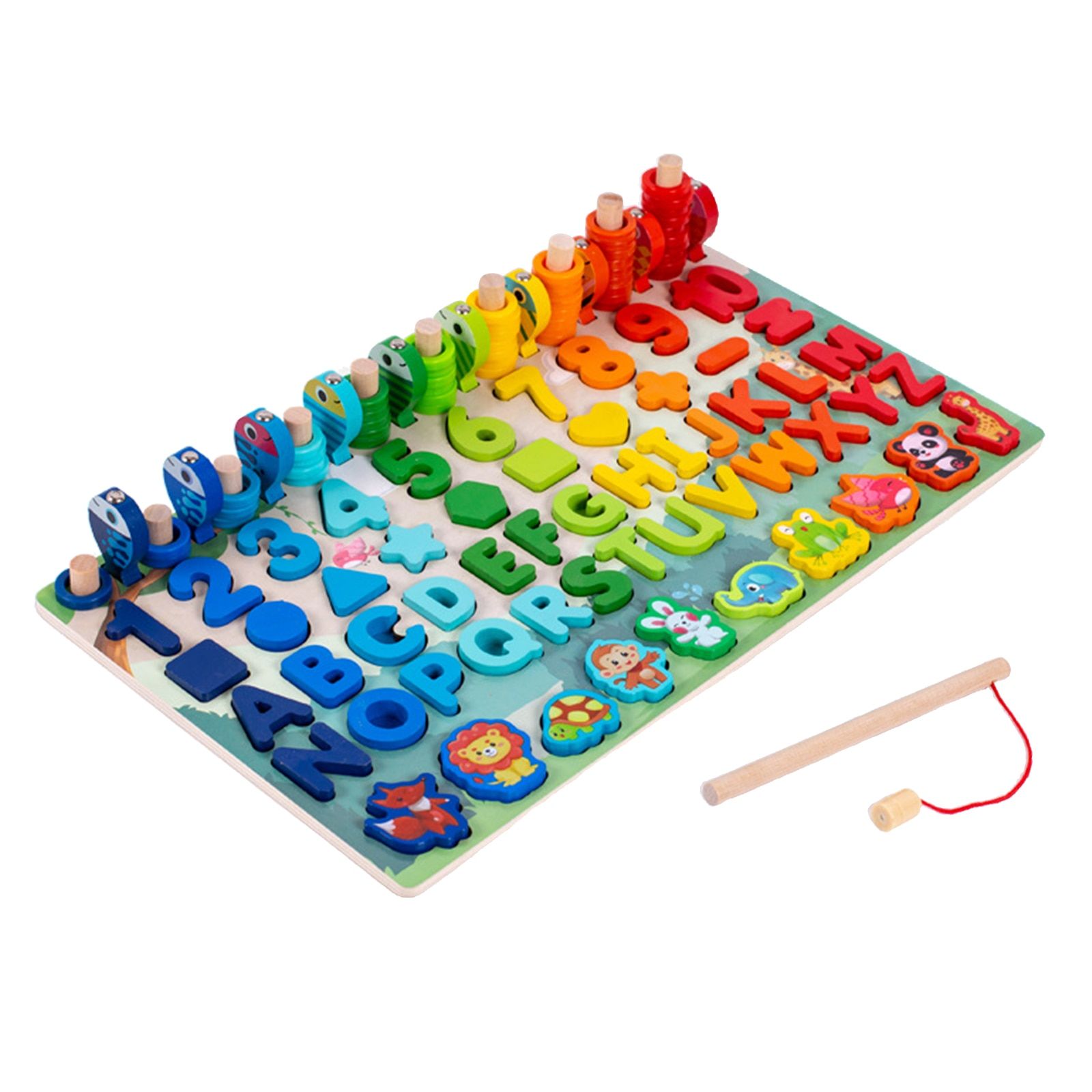 Puzzle En Forme De Bois Pour Les Tout Petits, Alphabet Abc, ... - 2