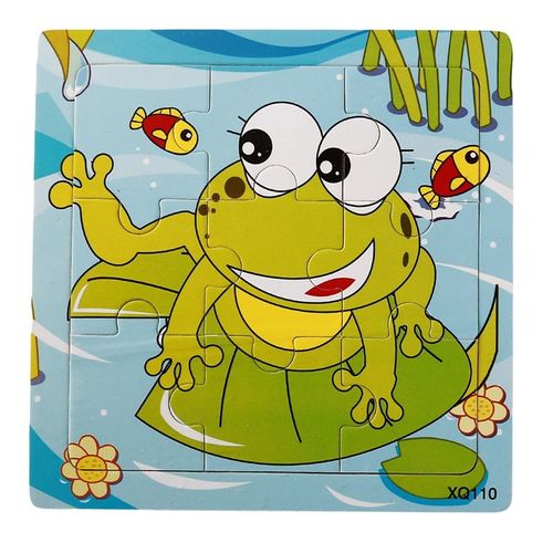 Puzzle En Bois Pour Bébés Et Jeunes Enfants, Apprentissage Des Leçons D'intelligence, Dessin Animé, Girafe, Jouets En Bois