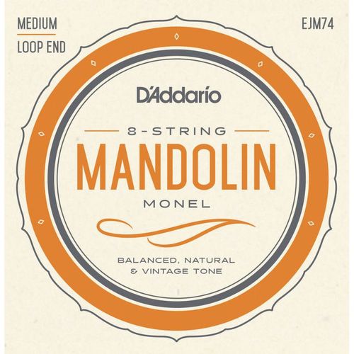 D'addario Ejm74 Monel Medium, 11-40 - Jeu De Cordes Mandoline