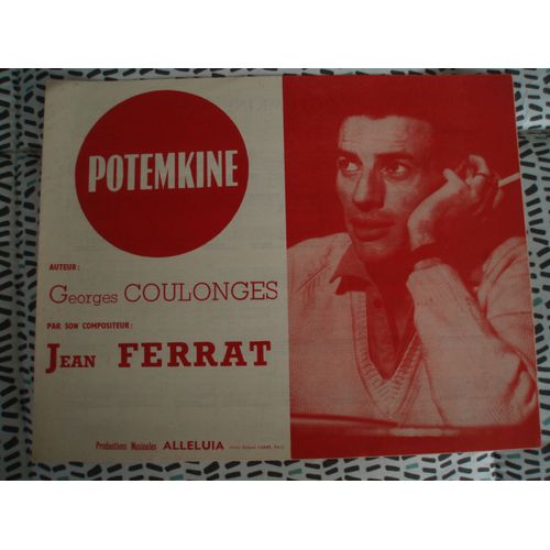 Jean Ferrat Partition Potemkine De 1965.