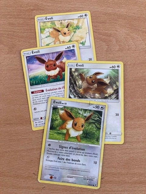 (63) 4x Evoli (Pokemon)