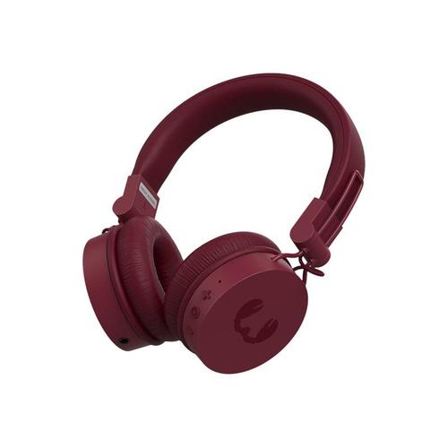 Fresh 'n Rebel Caps 2 Wireless - Écouteurs avec micro - sur-oreille - Bluetooth - sans fil - isolation acoustique - Rouge rubis