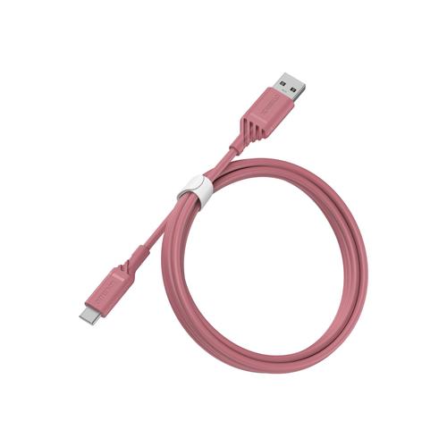 OtterBox Standard - Câble USB - 24 pin USB-C (M) pour USB (M) - 1 m - rose mauve