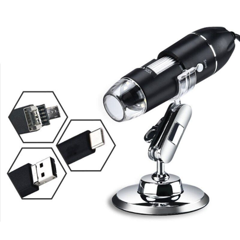 Microscope num�rique USB, loupe 500X, Endoscope portable ave... - 2