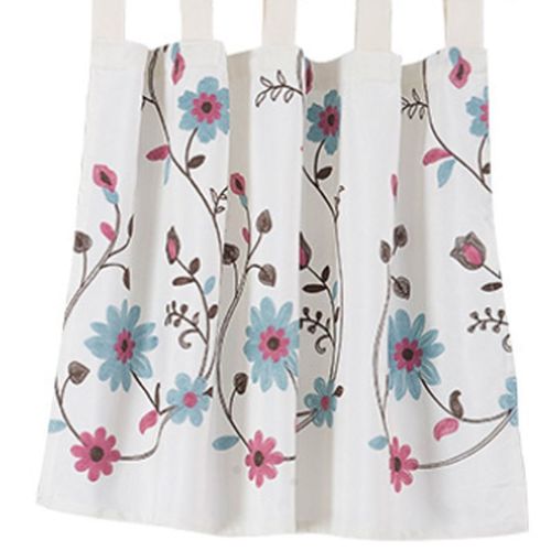 Barre De Rideau De Fenêtre Courte Brodée Florale Coréenne, Cantonnière De Poche Pour Cuisine