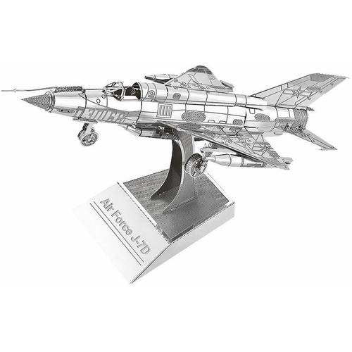 Maquette 3d En Métal : Avion De Chasse - 26 Pièces