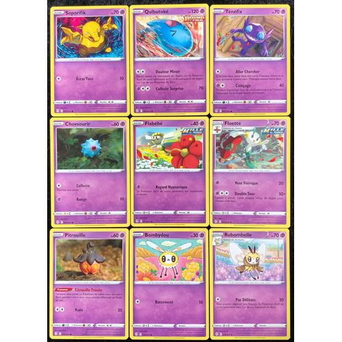 Evolution Céleste - Lot De 9 Cartes Type Psy